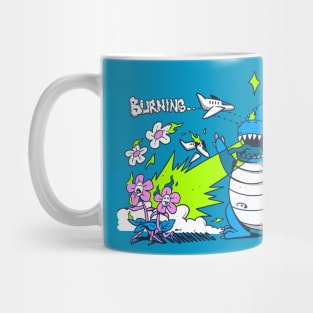 Burning and Running Mug